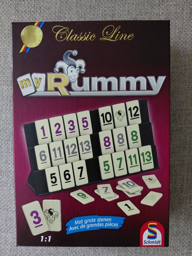 Rummikub Classic Line 1:1, Schmidt, NIEUW, Hobby en Vrije tijd, Een of twee spelers, Ophalen, Nieuw, Schmidt