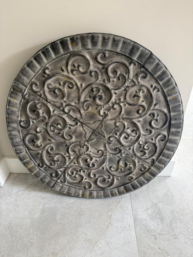 Wanddecoratie, Huis en Inrichting, Woonaccessoires | Wanddecoraties, Ophalen, Metaal, Industrieel, 80 cm
