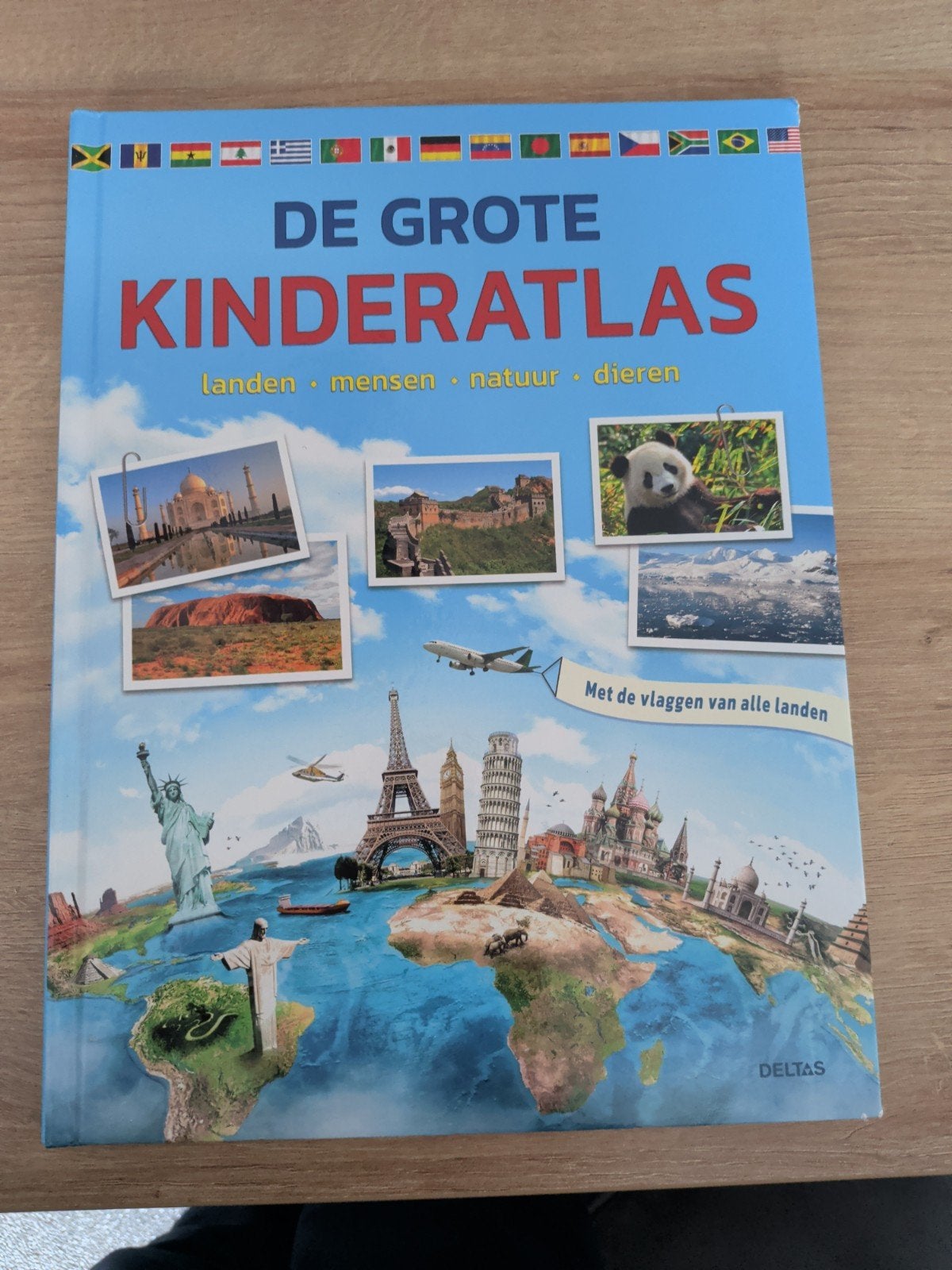 De Grote Kinderatlas - Landen, Mensen, Natuur, Dieren, Overige atlassen, 2000 tot heden, Nieuw, Ophalen of Verzenden