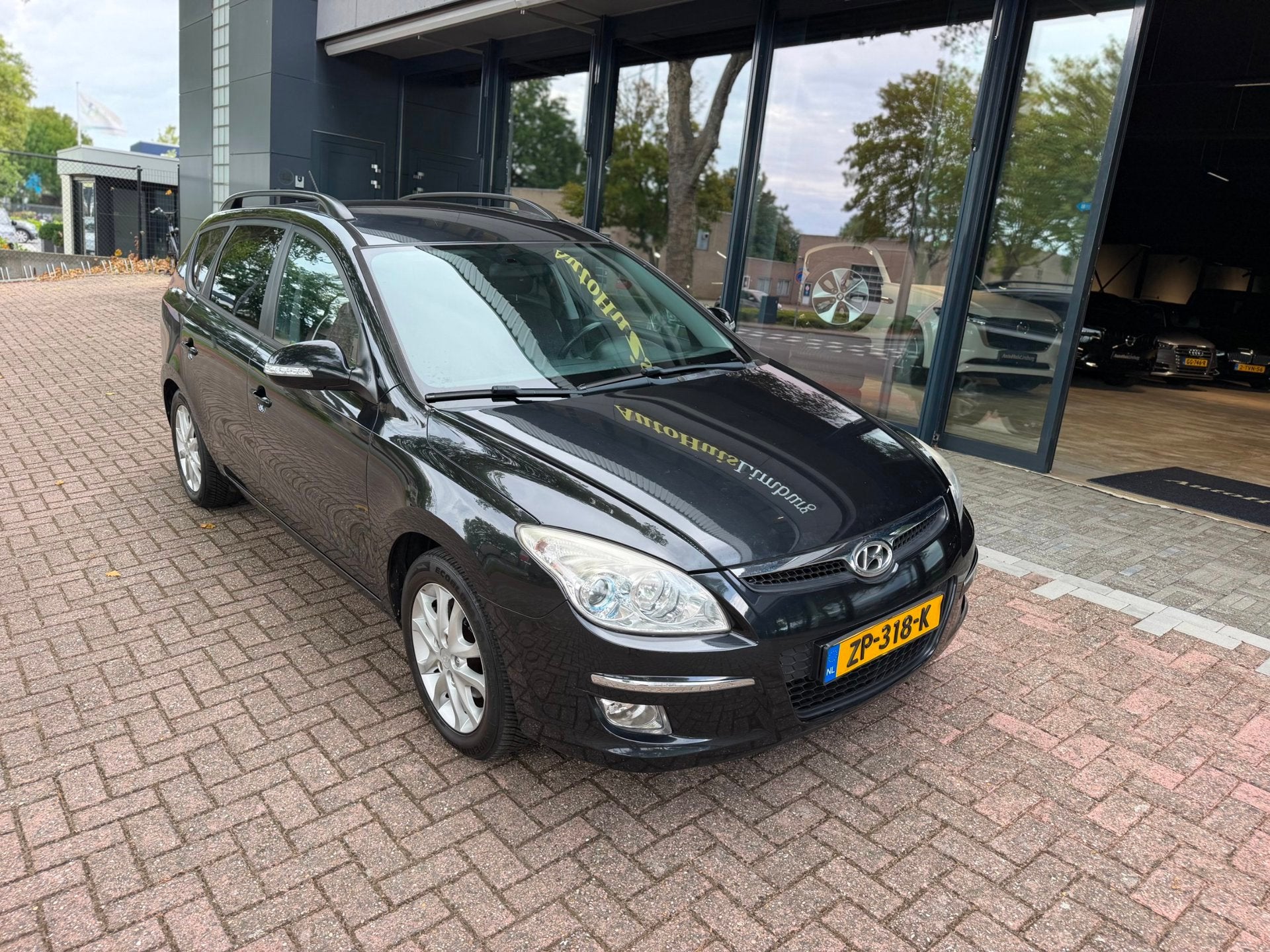 Hyundai I30 CW 1.6i Active Cool|Airco|Nieuwe Apk|Trekhaak, Auto's, Voorwielaandrijving, Gebruikt, 4 cilinders, Zwart