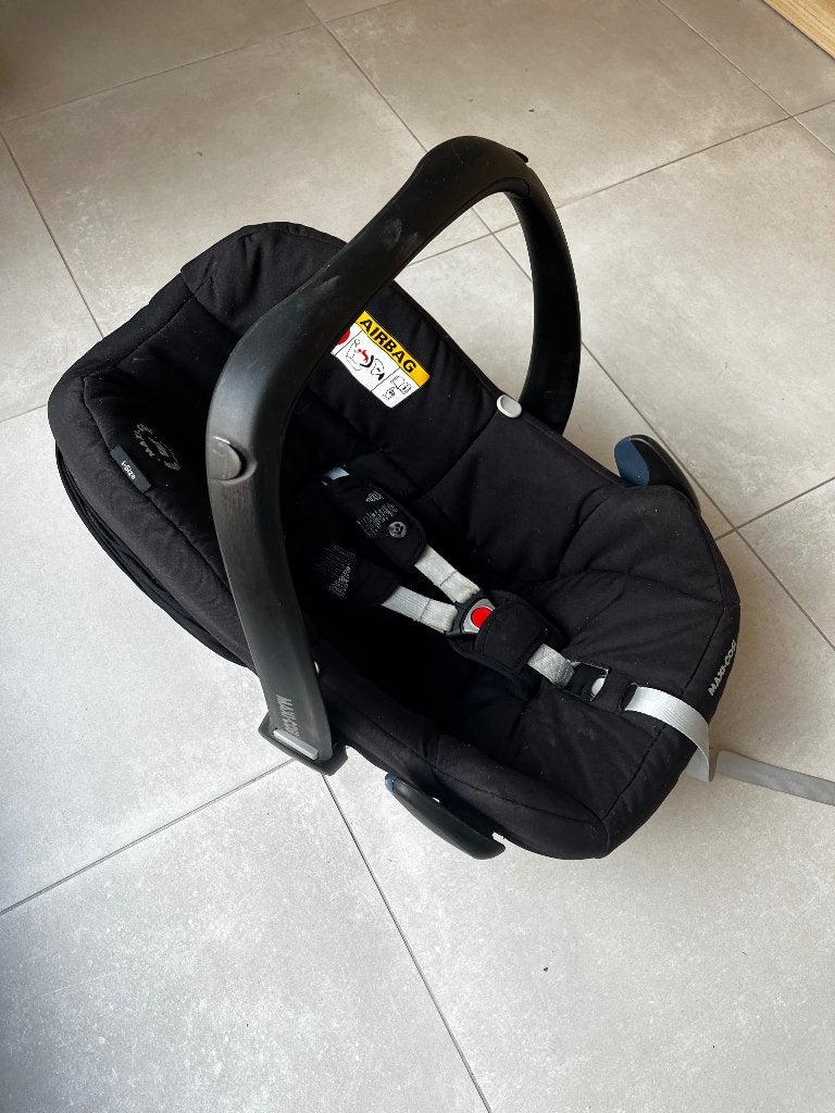 Maxi Cosi + Base, Ophalen, Gebruikt, Isofix, 0 t/m 13 kg