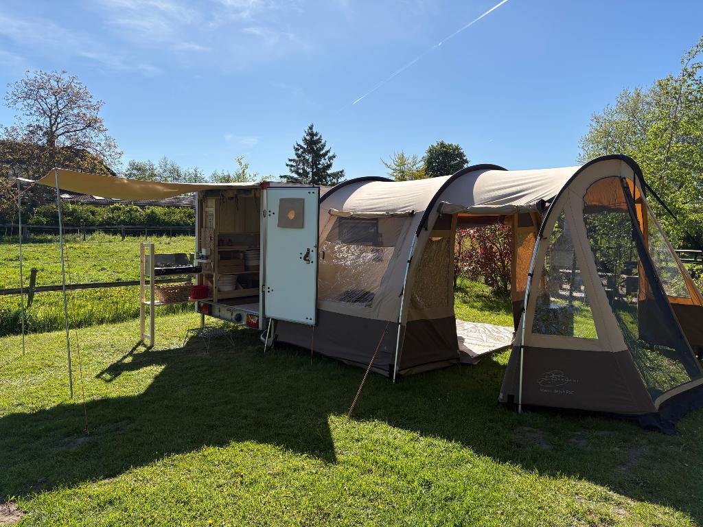 Te huur sfeervolle glamping mini caravan