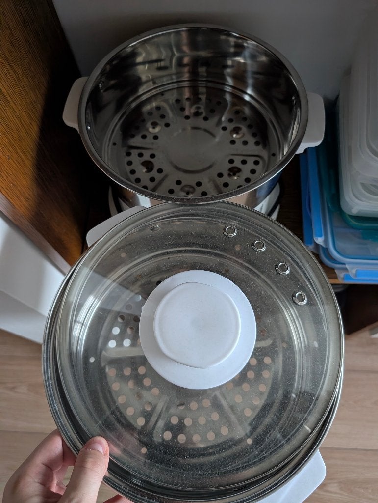 Tefal VC1451 stoomkoker, Ophalen, Timer, Zo goed als nieuw