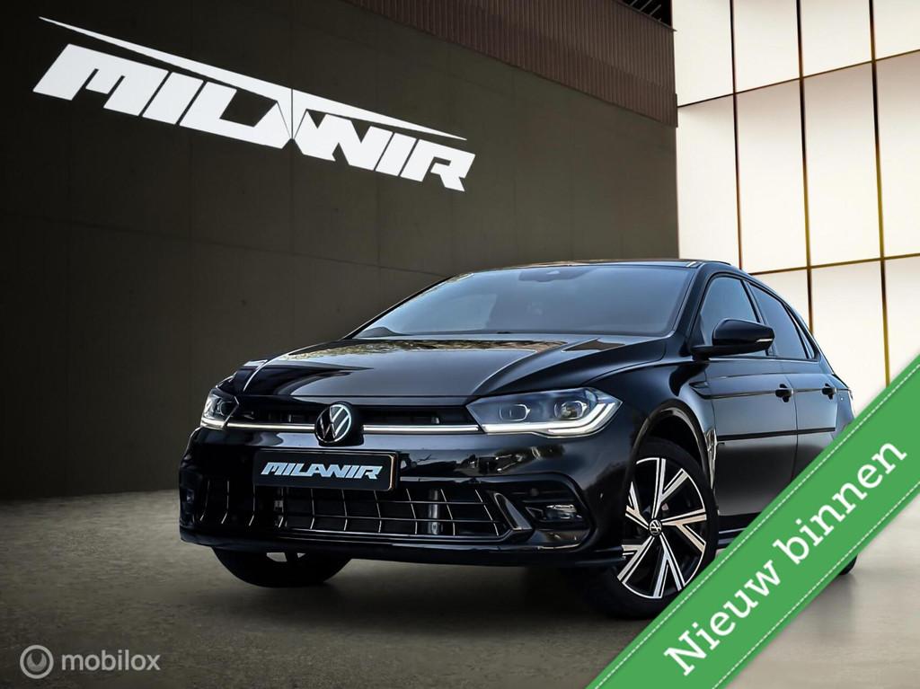 Volkswagen Polo 1.0 TSI R-Line |Pano |Keyless |Sfeer |ACC, Gebruikt, 116 pk, Zwart, Bedrijf