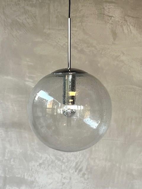 Peill & Putzler hanglamp vintage design bollamp jaren 70, Gebruikt, Peill & Putzler, Vintage, Ophalen of Verzenden