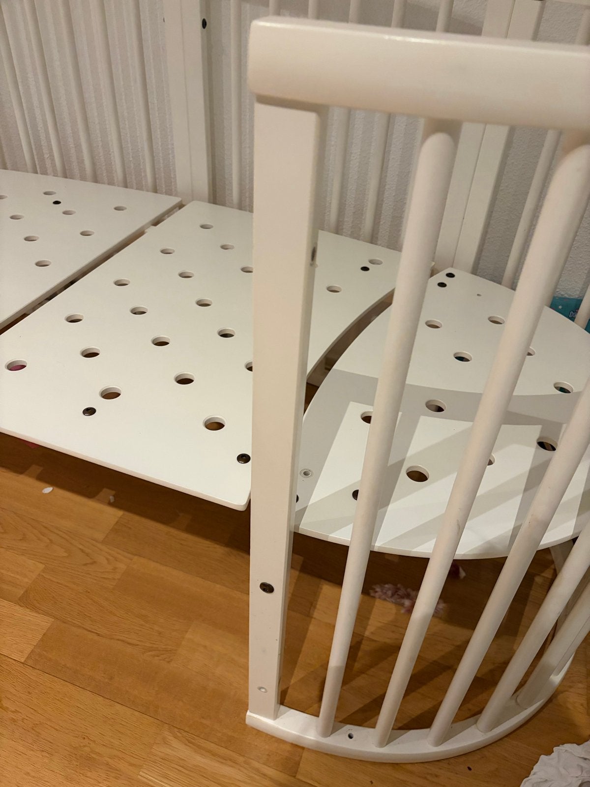 Stokke Sleepi met wieltjes en twee matrassen, Gebruikt, 70 tot 85 cm, 140 tot 160 cm, Ophalen