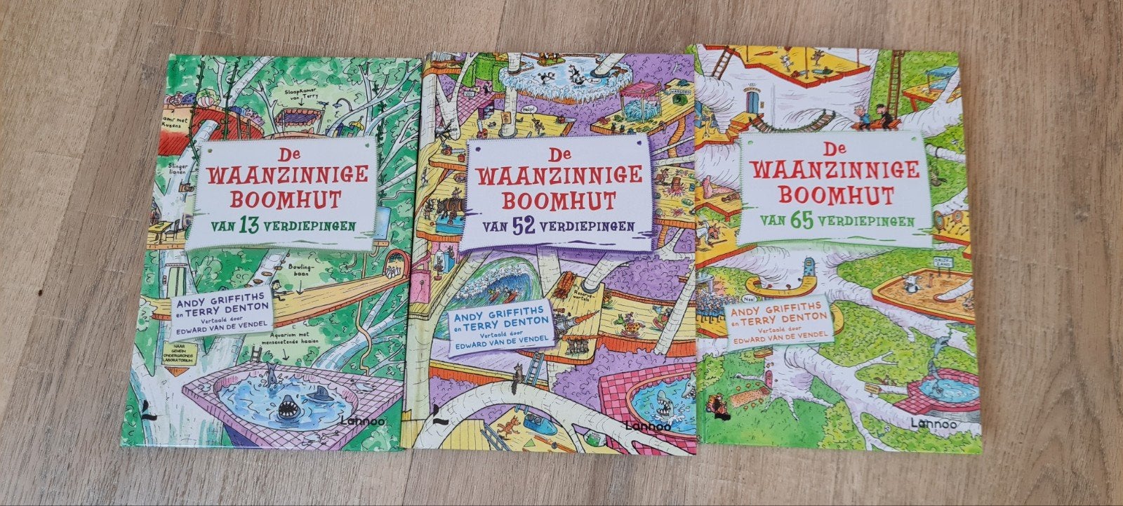 De Waanzinnige Boomhut serie - 3 boeken (of los), Ophalen of Verzenden, Zo goed als nieuw, Andy Griffiths en Terry Denton, Fictie algemeen