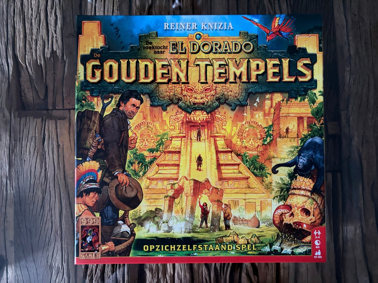 De Zoektocht naar El Dorado: Gouden Tempels, Hobby en Vrije tijd, Gezelschapsspellen | Bordspellen, Drie of vier spelers, Ophalen