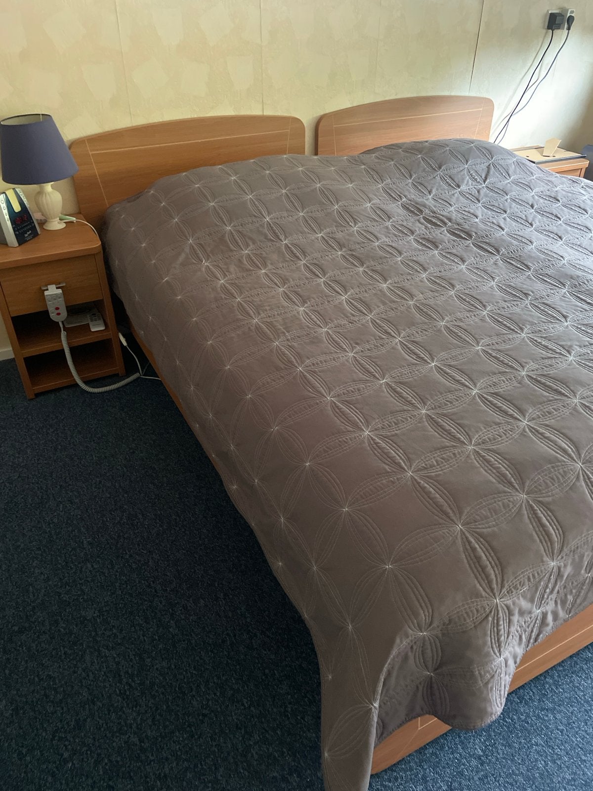 Hoog-laag bed 2x 90x200 cm zonder matras, Ophalen, Bruin, Tweepersoons, 180 cm