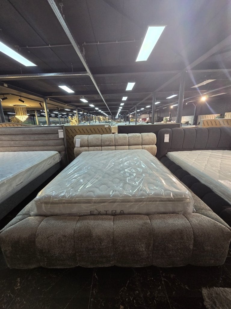 ️ Luxe boxspring 160 x 200 cm – complete set, Ophalen, Tweepersoons, 180 cm