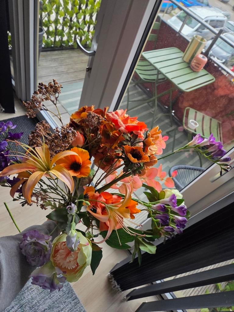 Boeket zijden nep bloemen., Ophalen of Verzenden, Nieuw