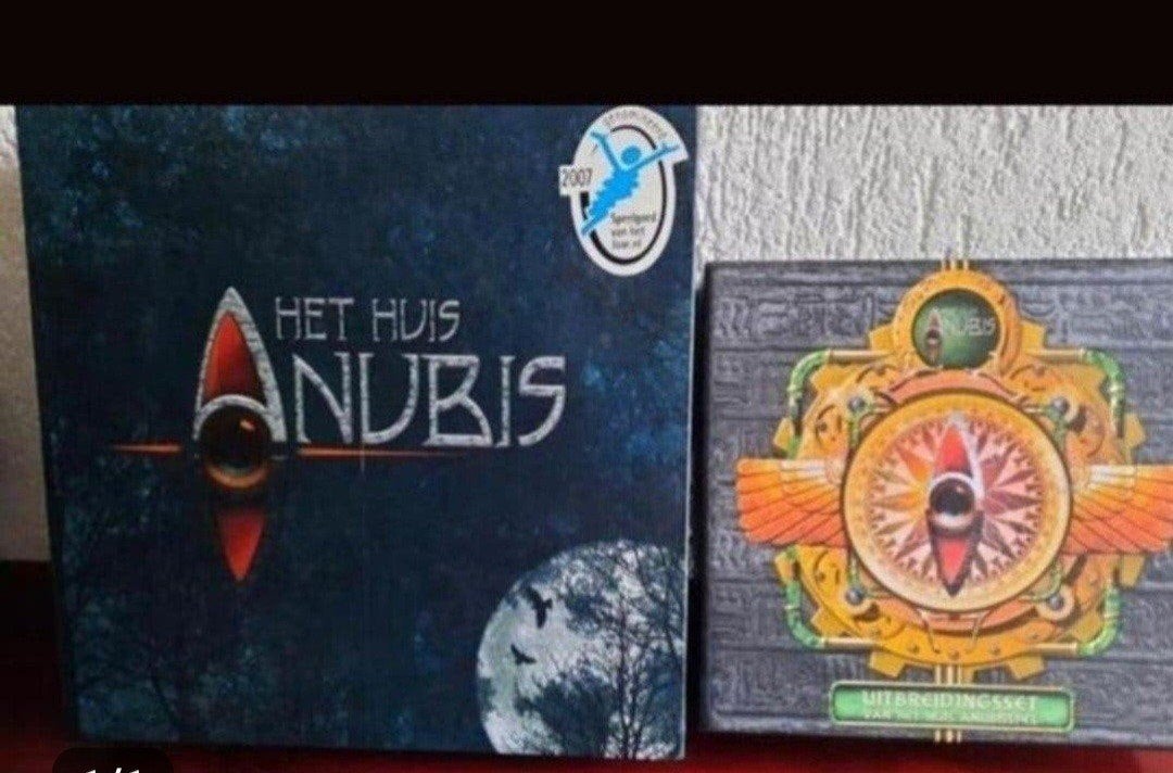 Het Huis Anubis bordspel met uitbreidingsset, Ophalen of Verzenden, Gebruikt