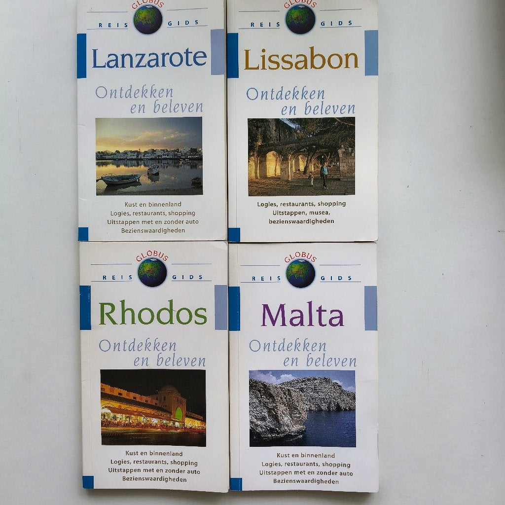 reisgidsjes Rhodos Malta Lanzarote Lissabon, Boeken, Reisgidsen, Overige merken, Europa, Ophalen of Verzenden, Zo goed als nieuw