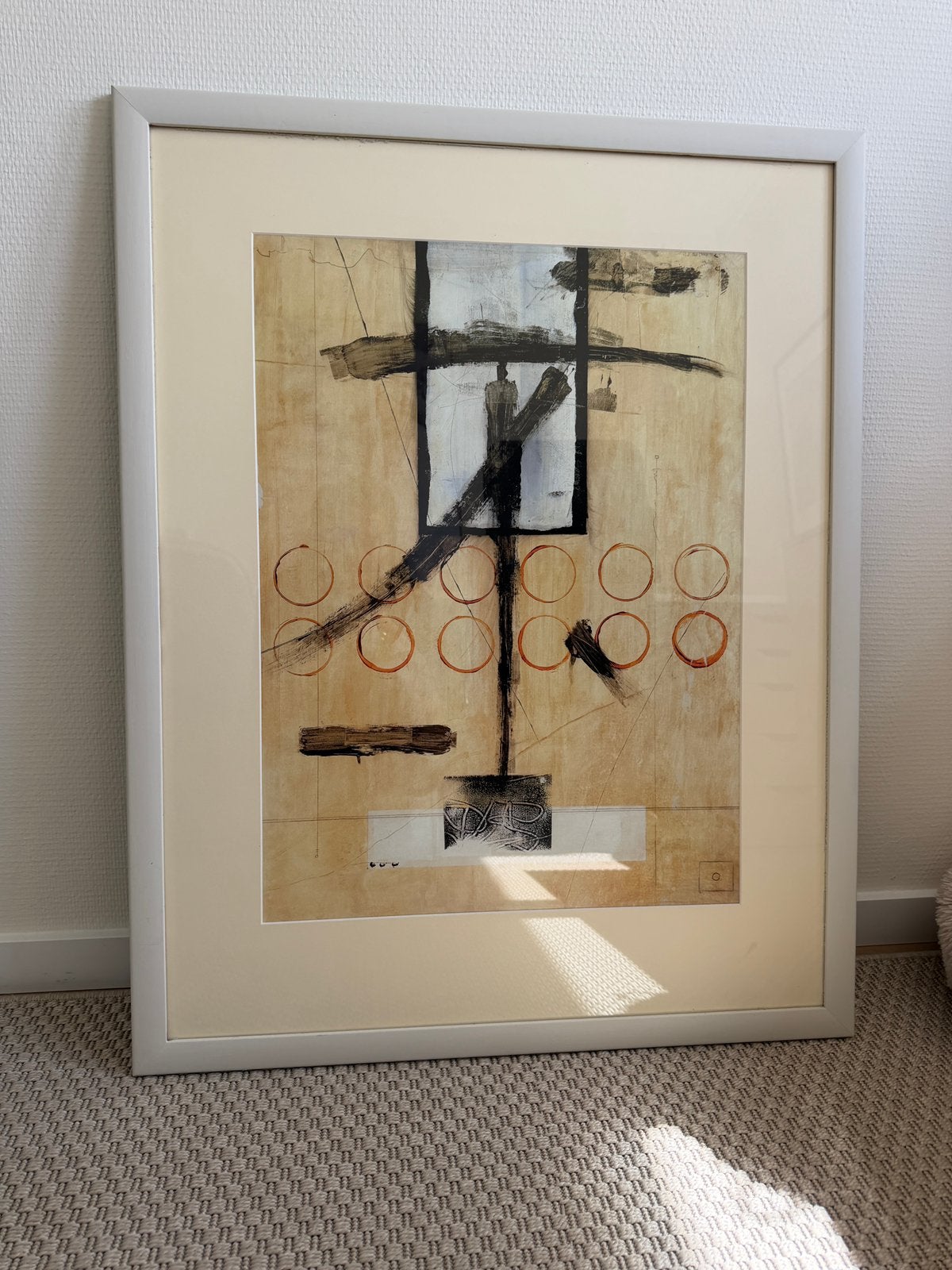 Schilderij Japanse invloed, Antiek en Kunst, Kunst | Litho's en Zeefdrukken, Ophalen