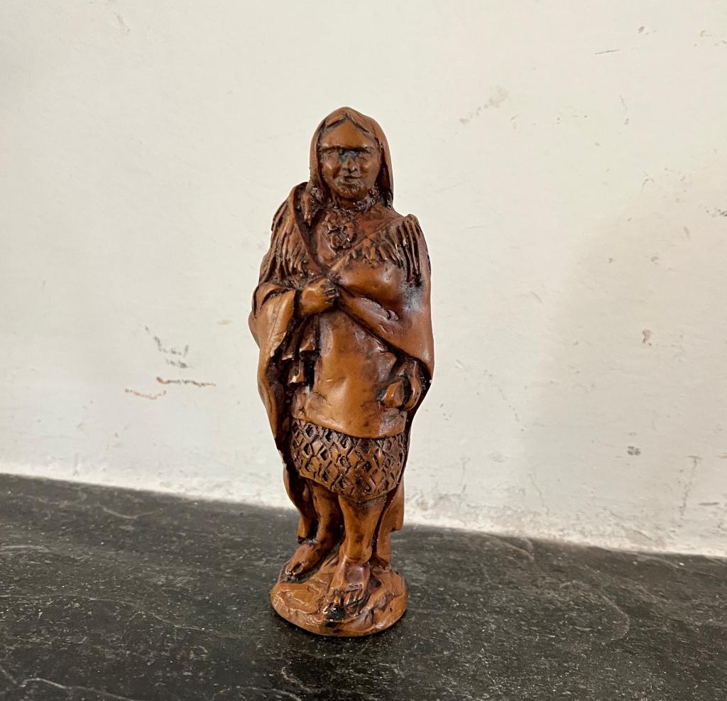 Beeldje indianenvrouw, Verzamelen, Beelden en Beeldjes, Ophalen of Verzenden, Zo goed als nieuw, Mens