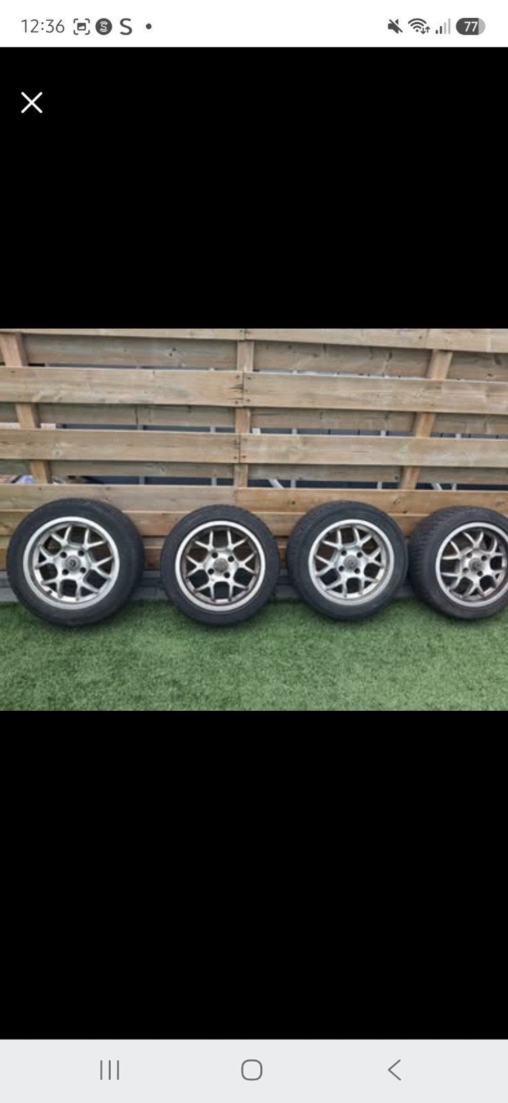 Complete set 4 banden/ enzo velgen Partner Berlingo etc, Ophalen, 15 inch, Banden en Velgen, 205 mm
