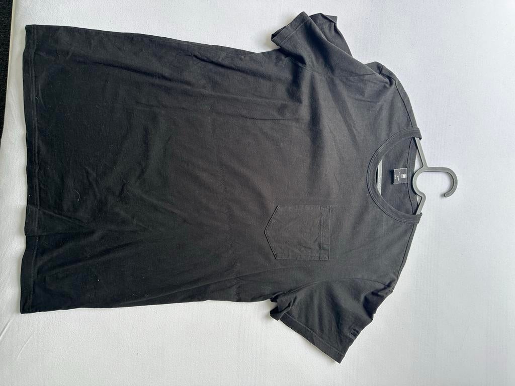 G-Star RAW Zwart T-shirt met Borstzak - Maat M, Ophalen of Verzenden, Zo goed als nieuw, Zwart, Korte mouw