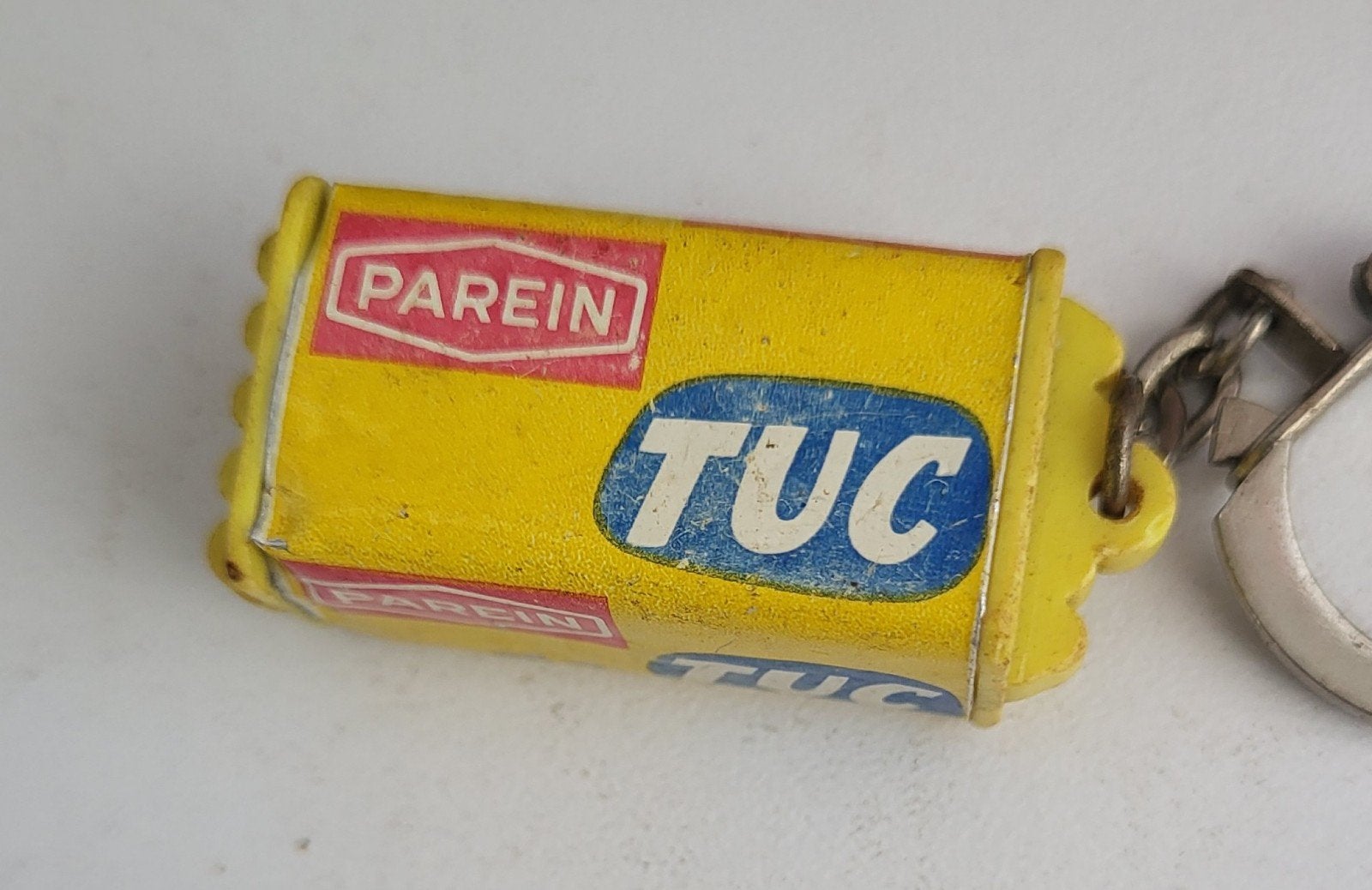 Vintage TUC PAPIER Sleutelhanger - Parein Koekjes, Ophalen of Verzenden, Gebruikt, Merk