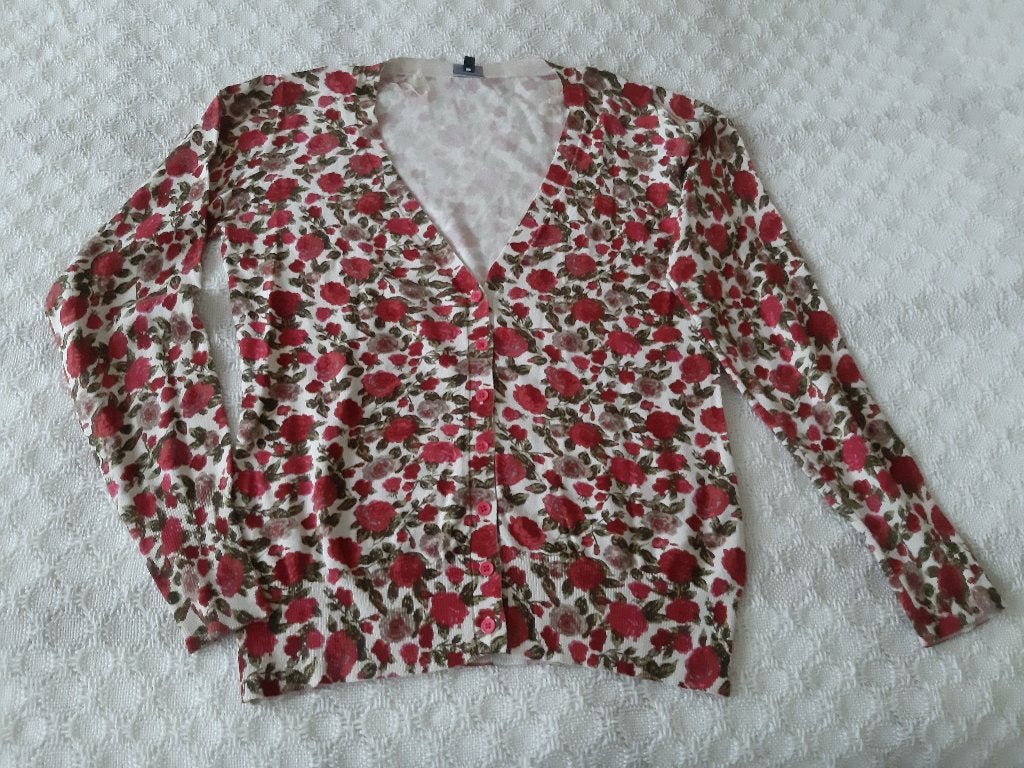 prachtig vest met rozen Liv maat 38, Meerkleurig, Zo goed als nieuw, LIV, Ophalen