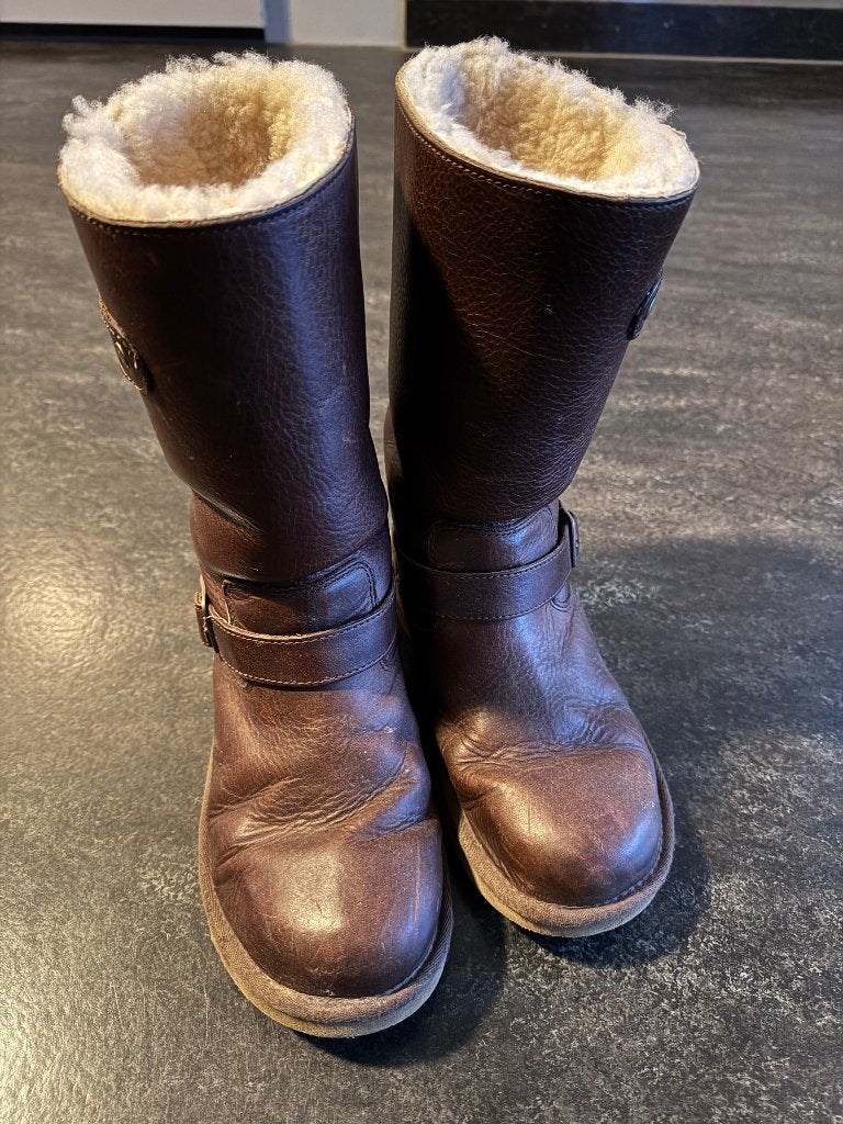 UGG dameslaars leer | mt 38 | UGG 3325 | Winterlaars, Kleding | Dames, Schoenen, Hoge laarzen, UGG, Bruin, Ophalen of Verzenden