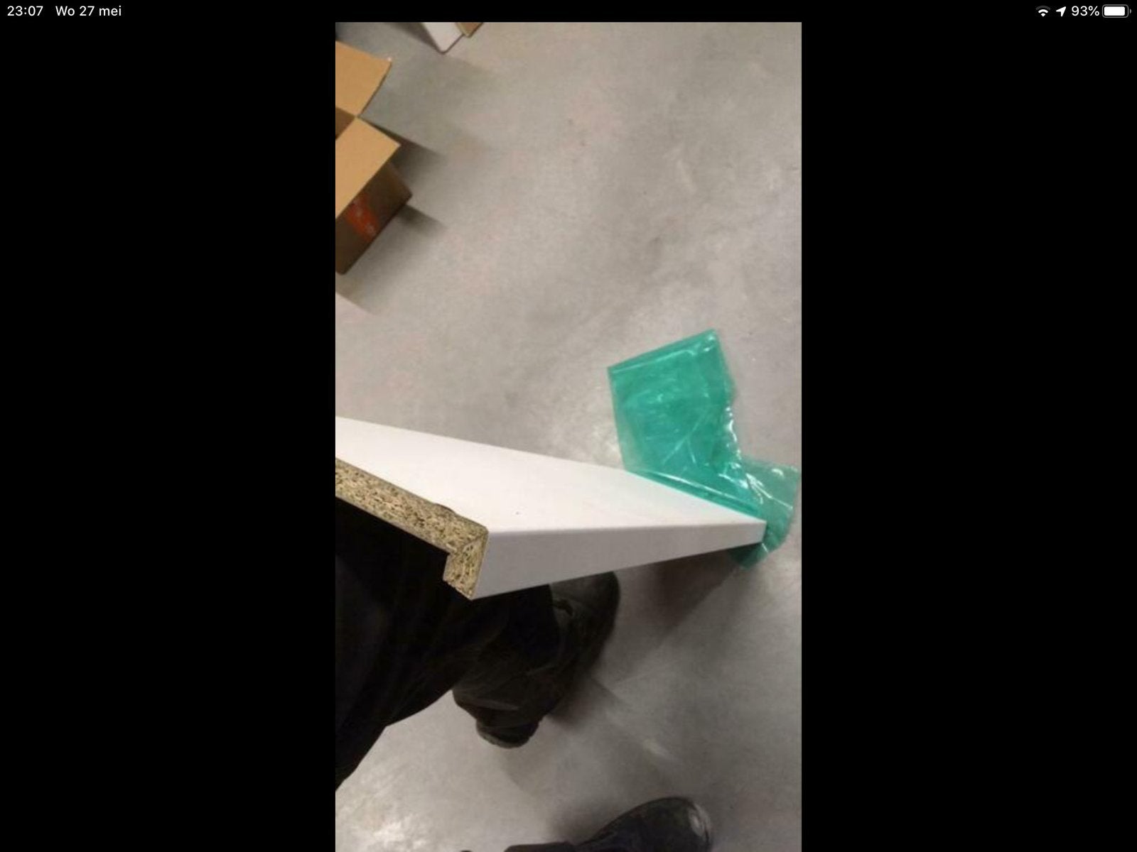 Nieuwe kunststof vensterbanken lengte 90 cm, Ophalen, Kunststof, Minder dan 3 meter, Nieuw