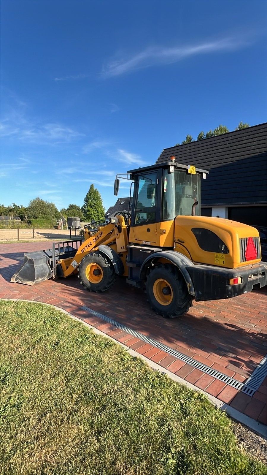 Hytec ZL12F shovel 2019 | 313 uur | bak + palletvorken, Ophalen
