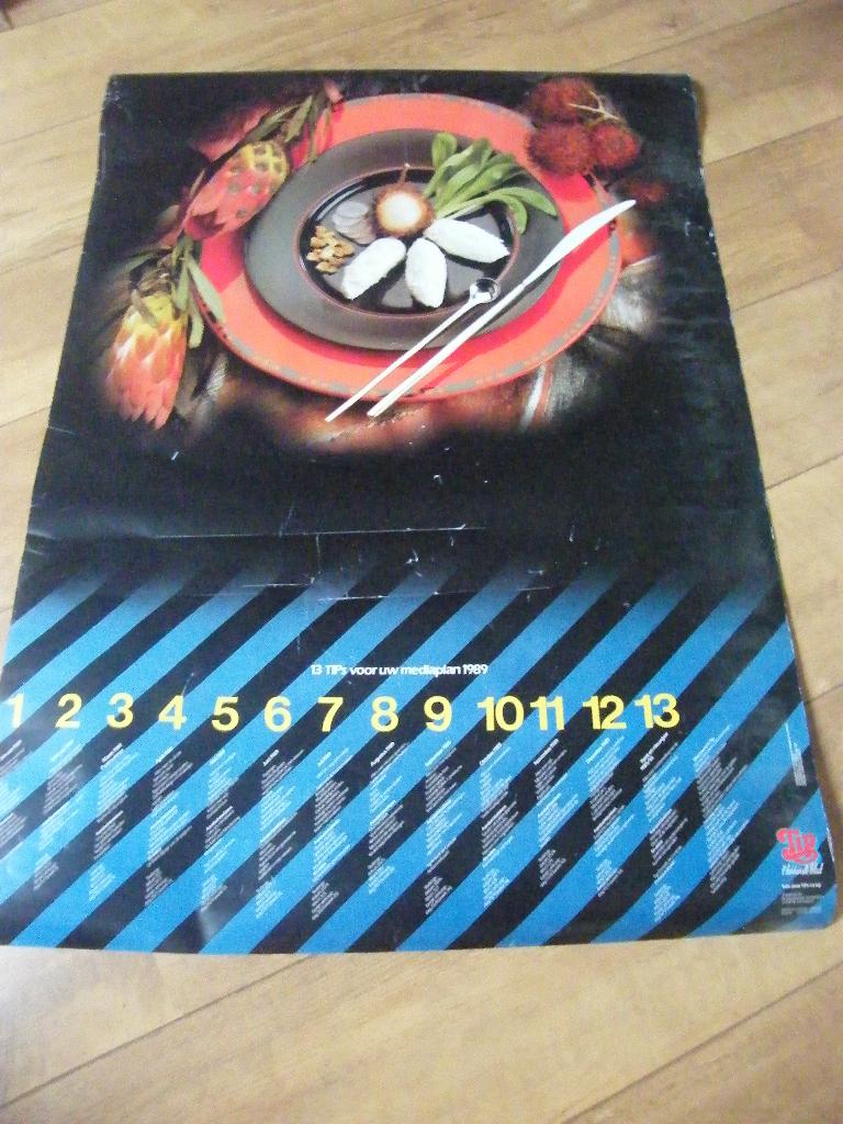 poster, Rechthoekig Staand, Ophalen of Verzenden, Zo goed als nieuw, A1 t/m A3