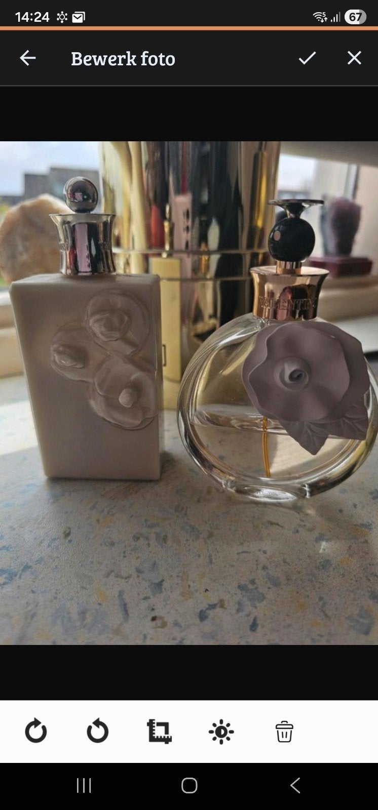 Valentina Valentino Eau de Parfum & Bodylotion Set, Ophalen of Verzenden, Zo goed als nieuw
