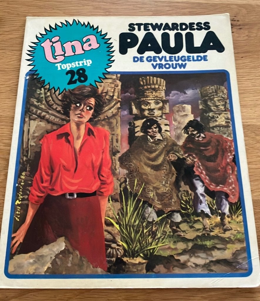 Tina Topstrip nr 28 Stewardess Paula de gevleugelde vrouw, Boeken, Eén stripboek, Ophalen of Verzenden, Zo goed als nieuw