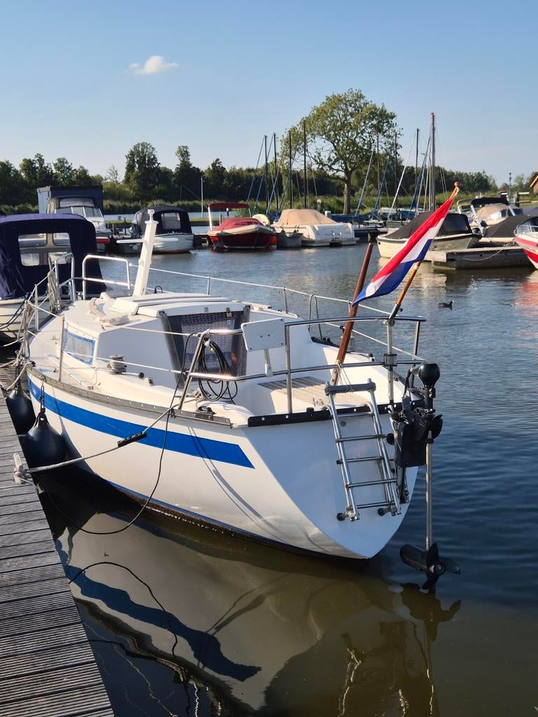 Kajuitsloep elektrisch 48V, Ophalen, Polyester, Diesel, Binnenboordmotor