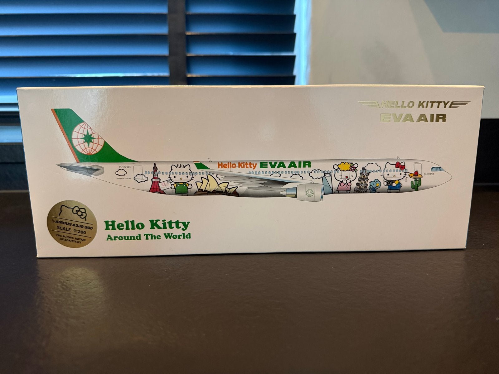 Hello Kitty EVA Air Airbus A330-300 schaalmodel, Overige merken, 1:200 of kleiner, Nieuw, Ophalen of Verzenden