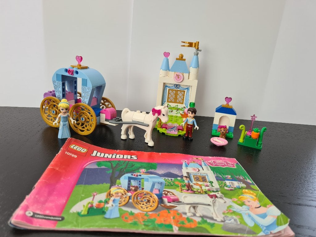 Lego Juniors Disney Princess Assepoester's Koets 10729, Lego, Gebruikt, Verzenden, Lego