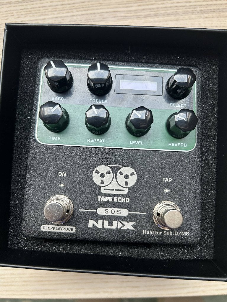 NUX NDD-7 effect pedaal delay met tap tempo en spring reverb, Ophalen of Verzenden, Zo goed als nieuw, Delay of Echo