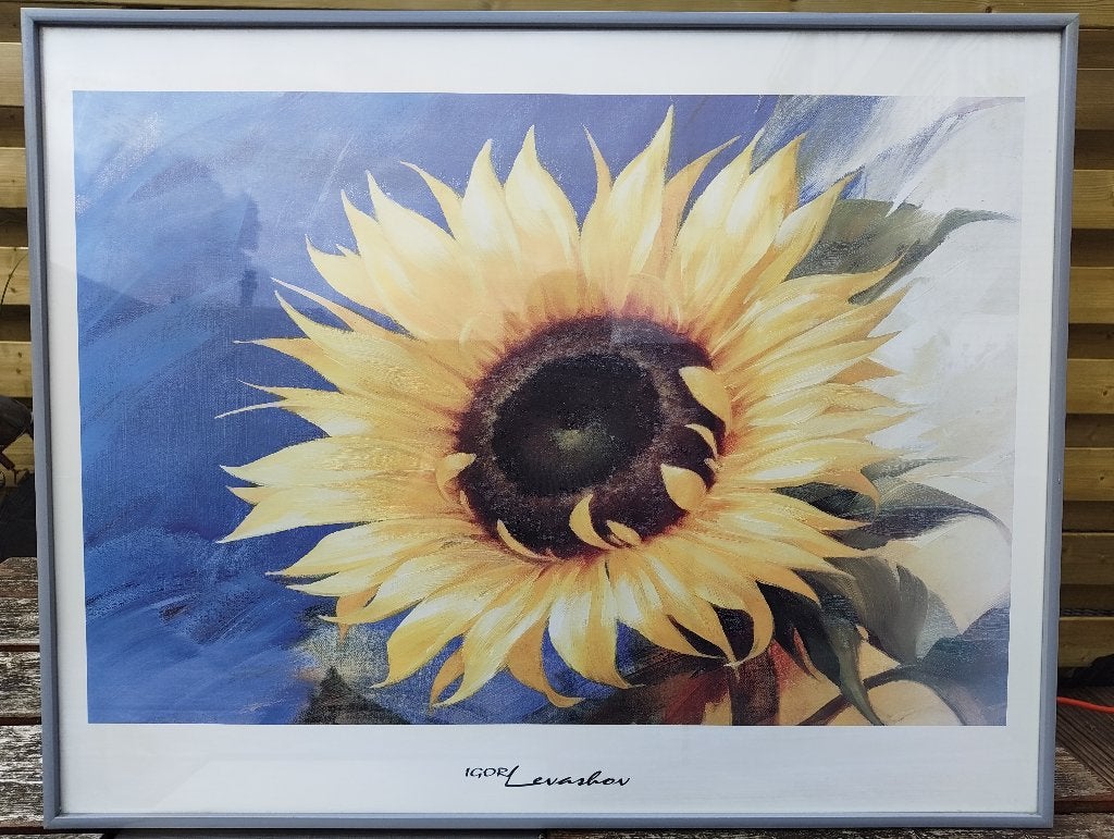 Schilderij “Zonnebloem” – Igor Levashov, Antiek en Kunst, Kunst | Schilderijen | Klassiek, Ophalen