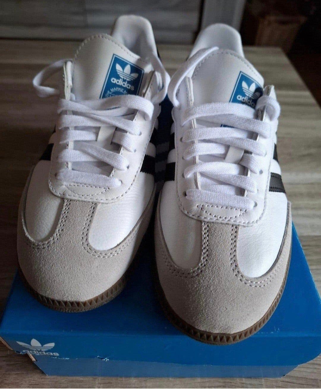 Adidas Samba OG sneakers wit/zwart - Maat 37 1/3, Ophalen, Adidas, Wit, Nieuw