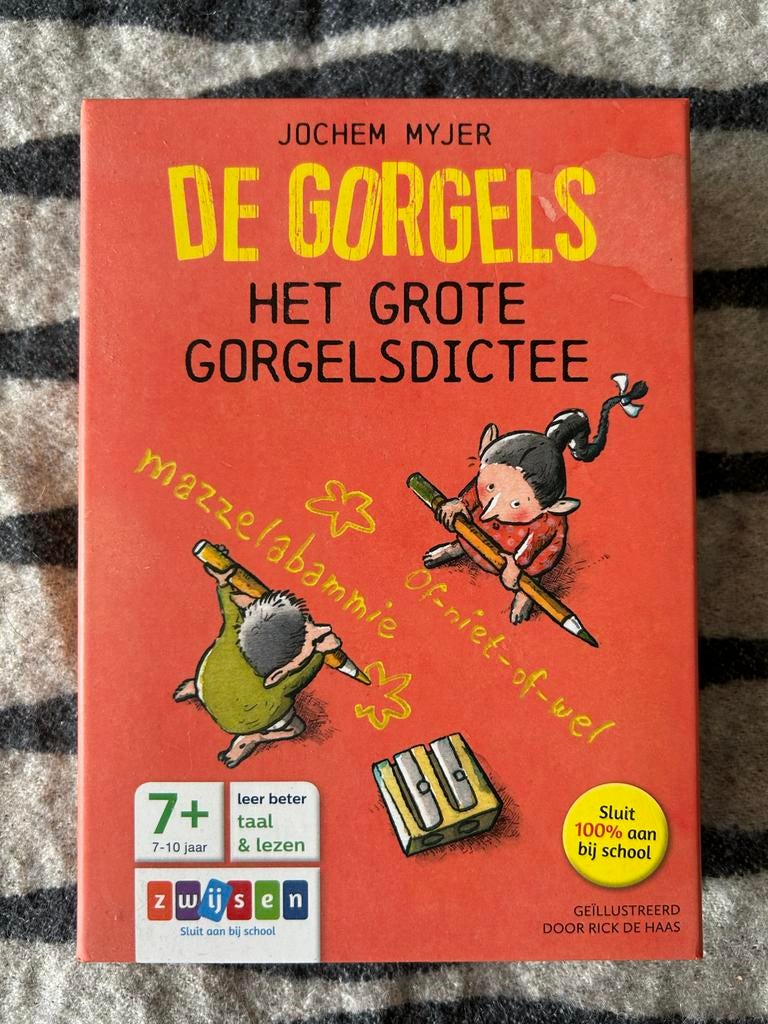 Het Grote Gorgels Dictee spel - Zo goed als nieuw, Ophalen of Verzenden, Zo goed als nieuw, Overige typen