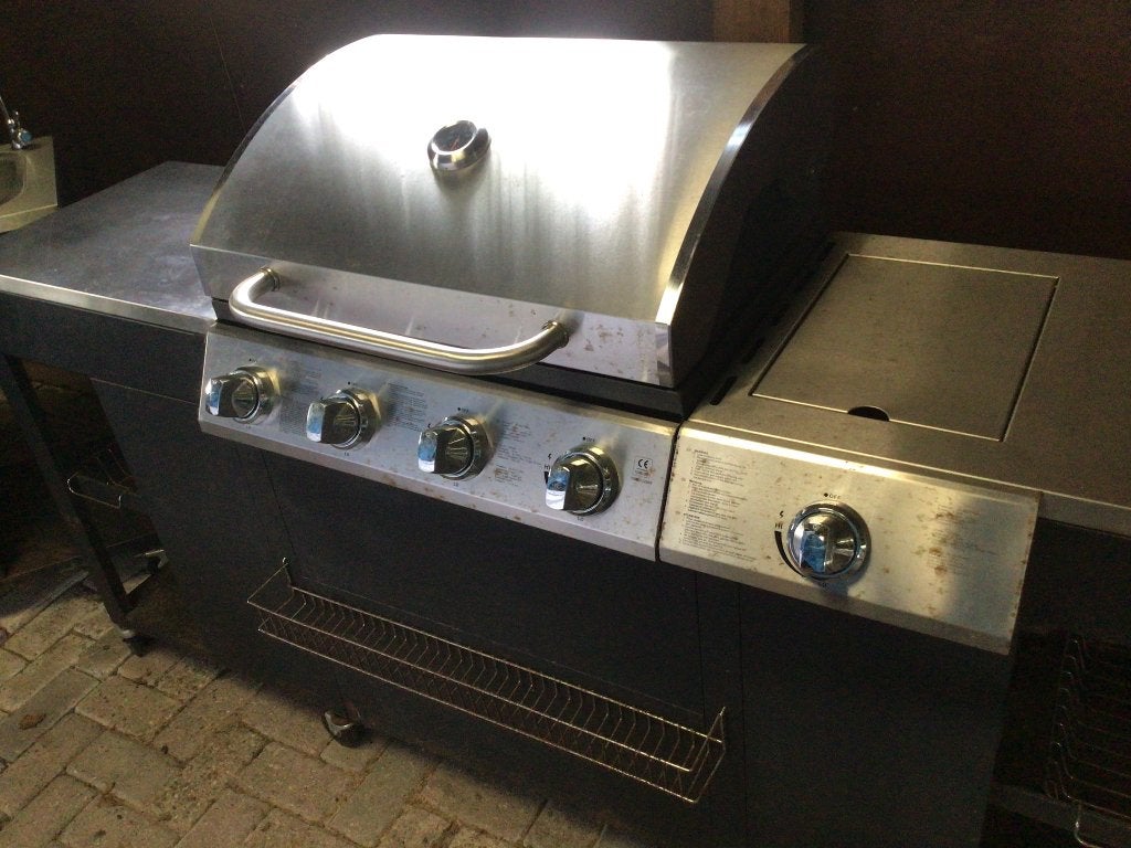 Gasbarbecue met zijbrander, Ophalen, Nieuw