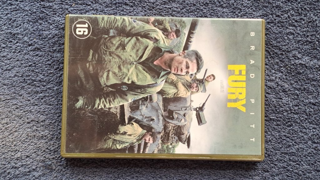 Fury "Scott Eastwood, Brad Pitt", Vanaf 16 jaar, Ophalen of Verzenden, Zo goed als nieuw, Actie en Avontuur