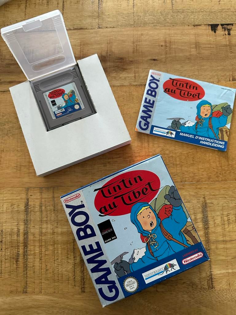 Tintin au Tibet Game Boy - Compleet met doos en handleiding, 1 speler, Zo goed als nieuw, Vanaf 7 jaar, Ophalen