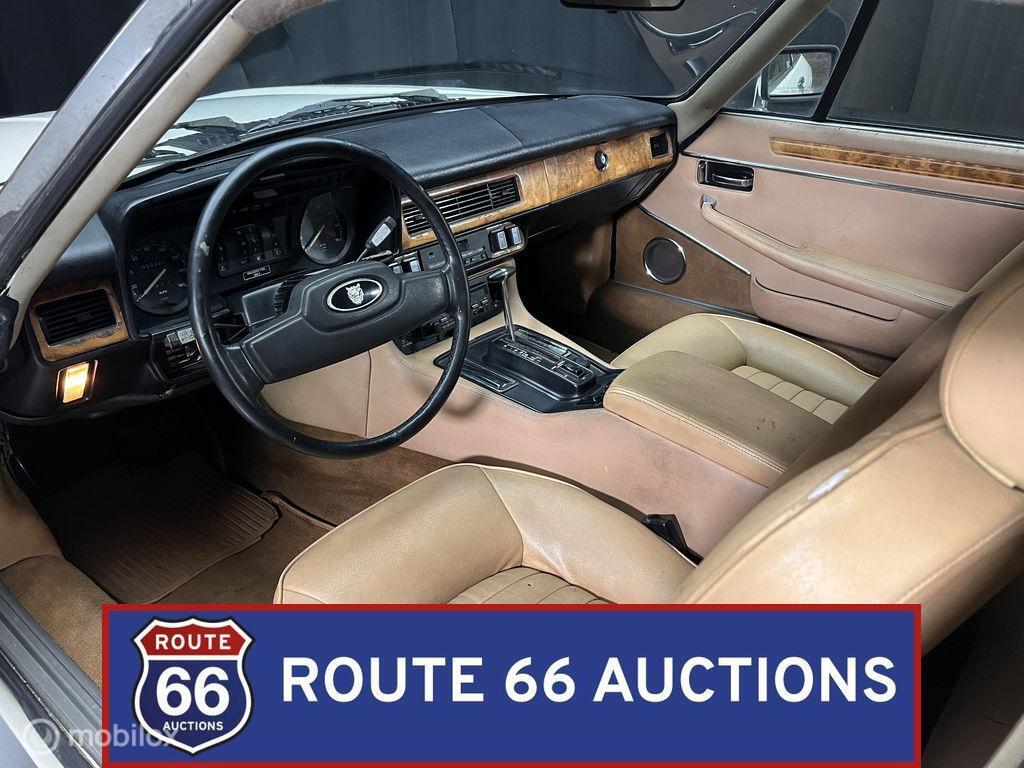 Jaguar XJS V12 | 1987 | Route 66 Auctions, Auto's, Overige carrosserieën, Zwart, Bedrijf, Handgeschakeld