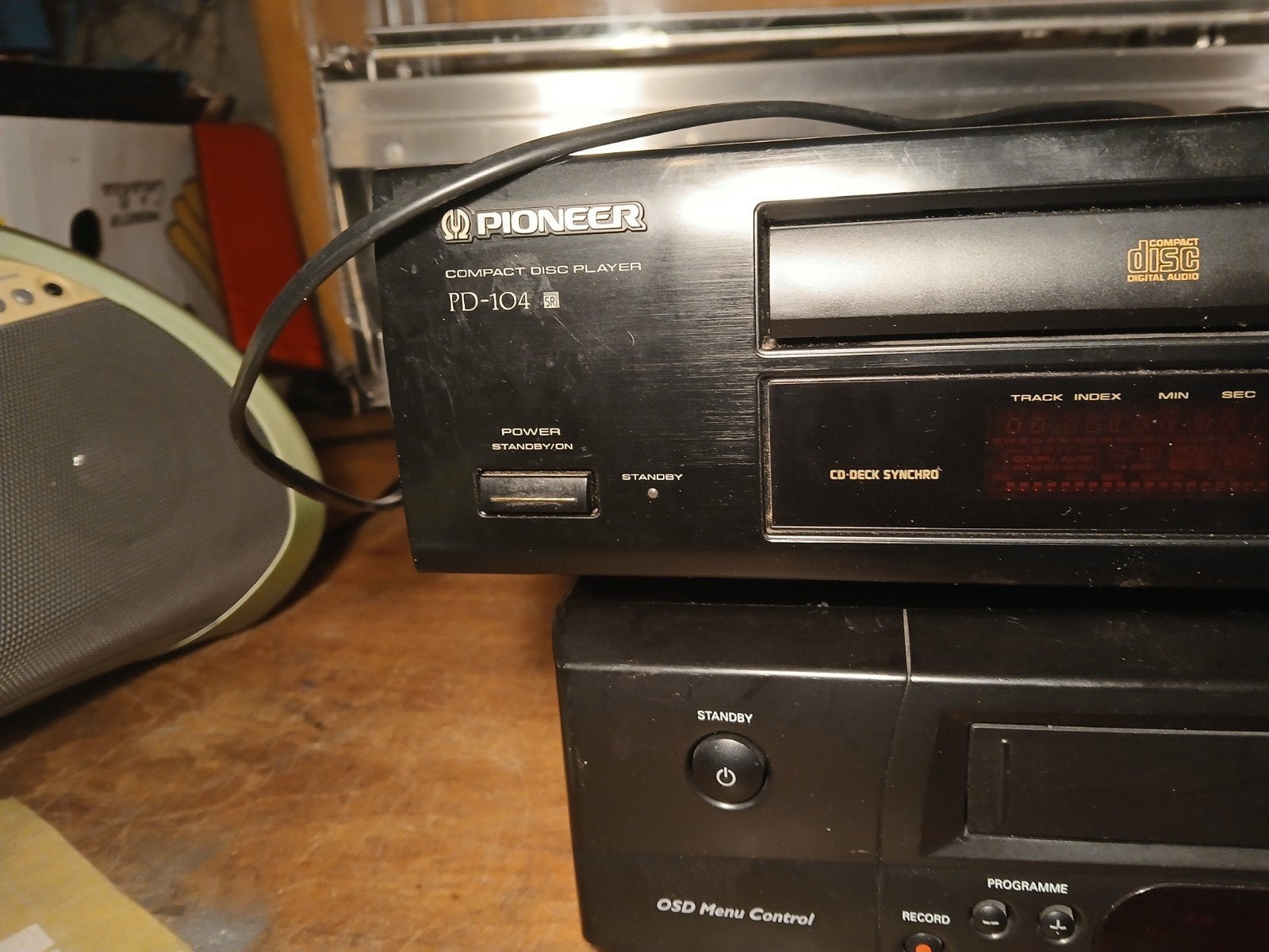 Pioneer PD-104 Compact Disc Speler - Vintage CD-speler, Ophalen, Gebruikt, Pioneer