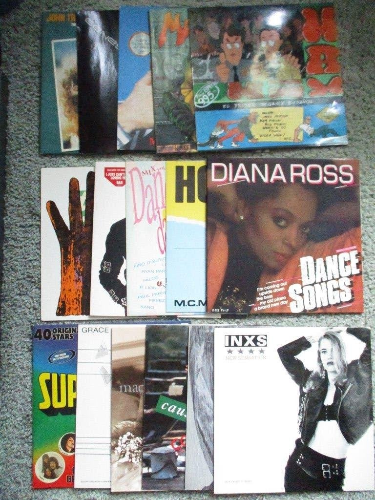 Verzameling LP's vinyl platen diverse muziek INXS , Max Mix, LP, Gebruikt, Ophalen of Verzenden, Beschermende buitenhoes