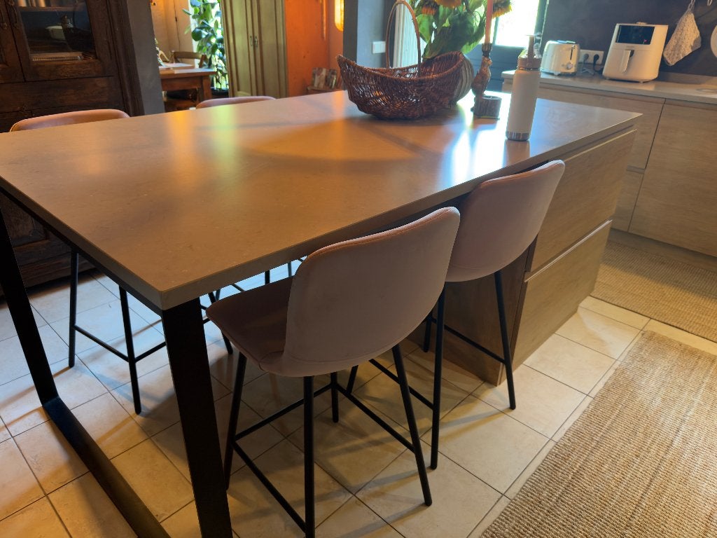 Prachtig Eiland (tafel) van Kvik Keukens, Huis en Inrichting, Keuken | Keukenelementen, Ophalen, Gebruikt, 100 tot 150 cm, 75 cm of meer