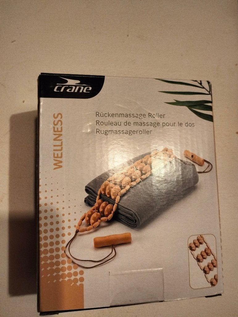 Wellness Houten massage roller. Nieuw, Ophalen of Verzenden, Nieuw, Apparaat
