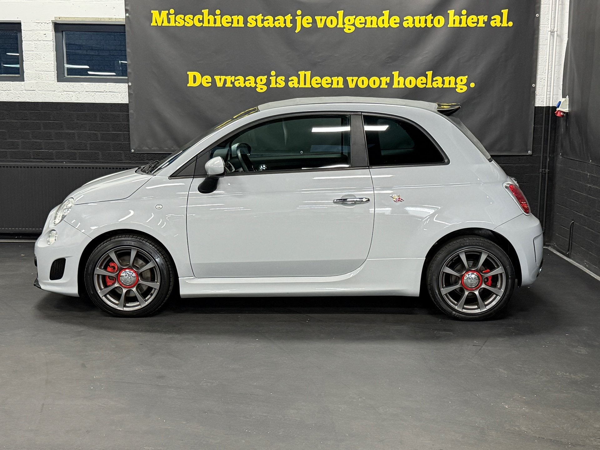 Fiat 500 C 1.4-16V Abarth | Canrio | Automaat | Nieuwe Distr, Auto's, Euro 5, Stof, Gebruikt, Zwart