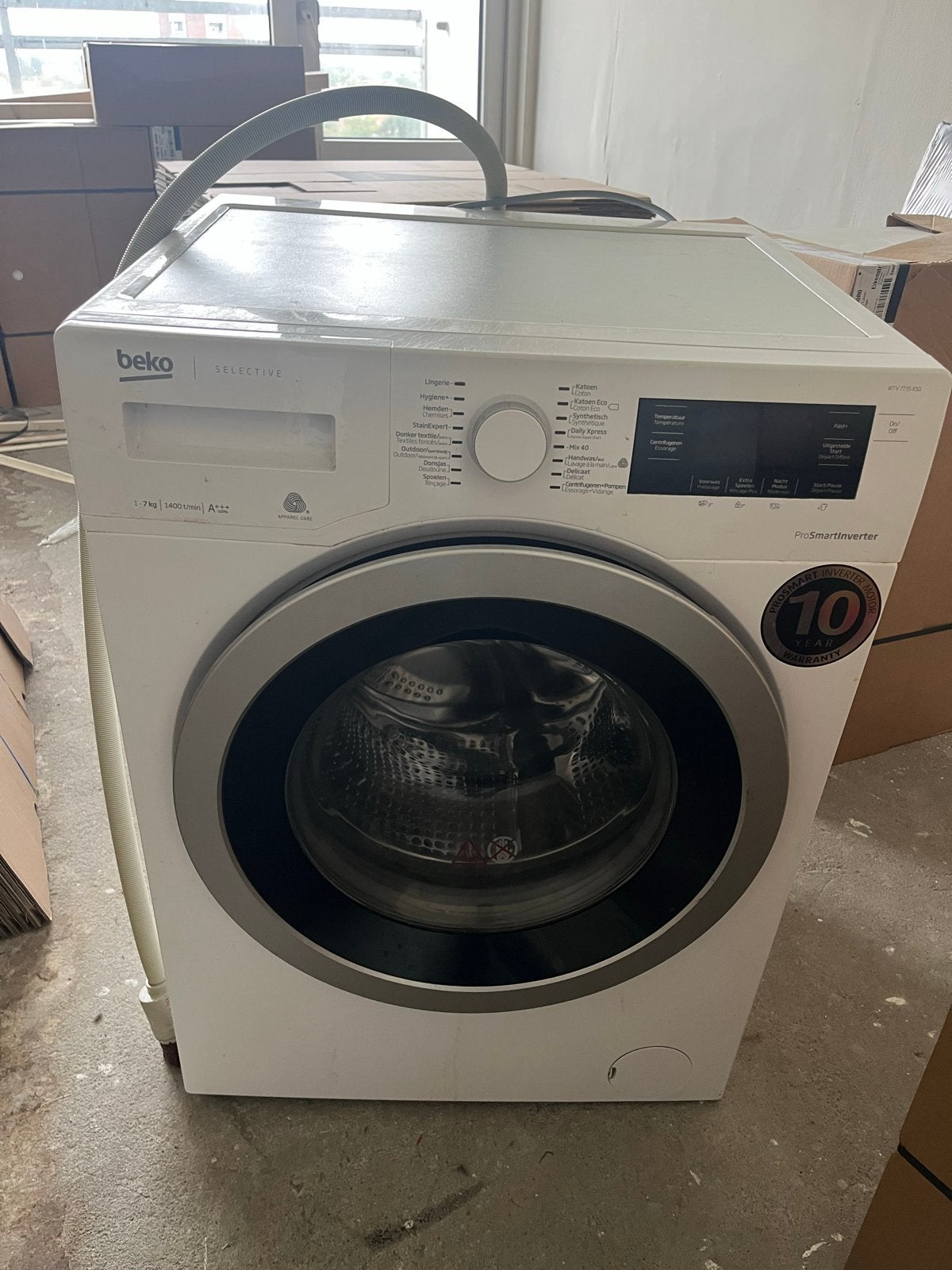Beko Selective WTV 7736 XS0 Wasmachine A+++ 7kg 1400 toeren, Ophalen, Gebruikt, 85 tot 90 cm, 1200 tot 1600 toeren