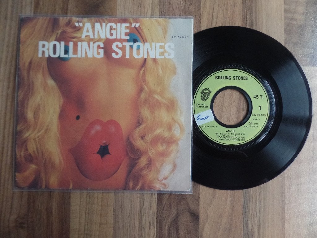 single The Rolling Stones - Angie*, Cd's en Dvd's, Ophalen of Verzenden, Gebruikt, 7 inch, Rock en Metal