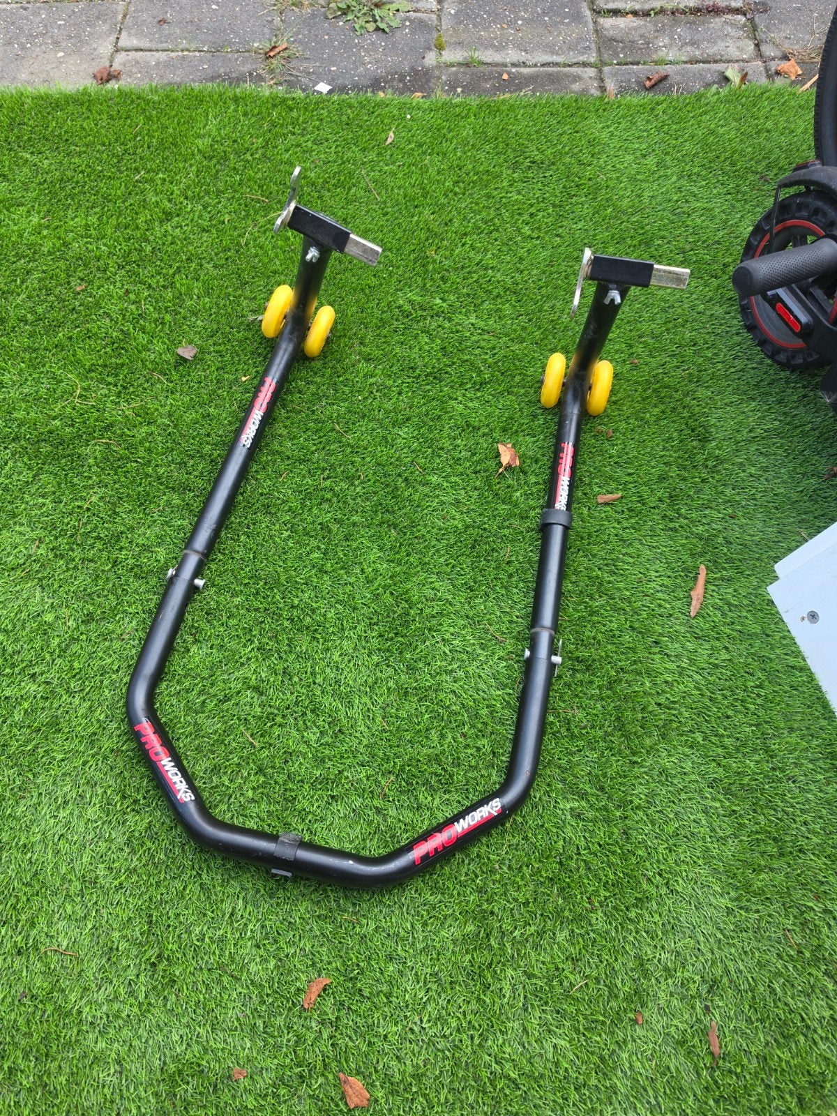 Motor paddock stand - Achterwiel standaard, Ophalen of Verzenden, Gebruikt