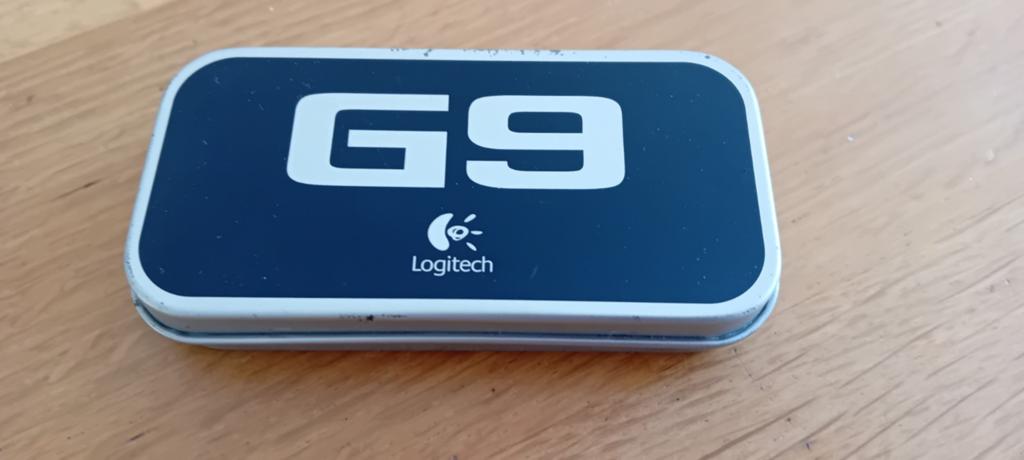 Gewichtenset Logitech G9 computer muis laser game, Computers en Software, Muizen, Ophalen of Verzenden