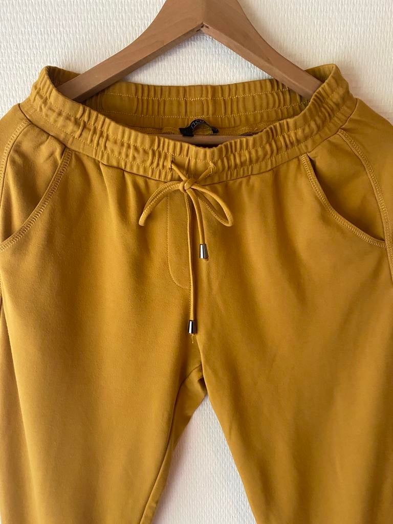 Als nieuw zachte broek, jogger Norah. Maat 40. Geel, Maat 38/40 (M), Geel, Ophalen of Verzenden, Zo goed als nieuw